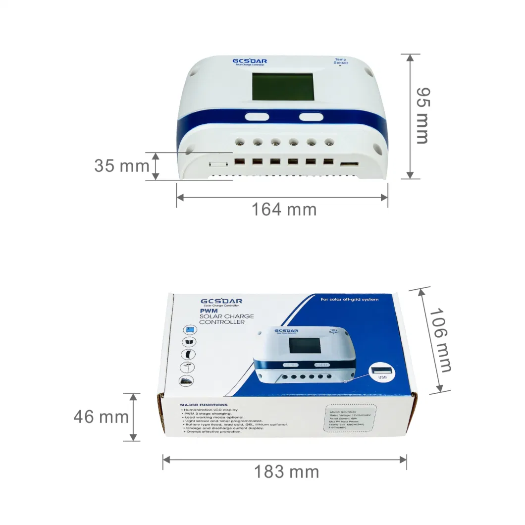 PWM 20A Solar Controller for Solar System