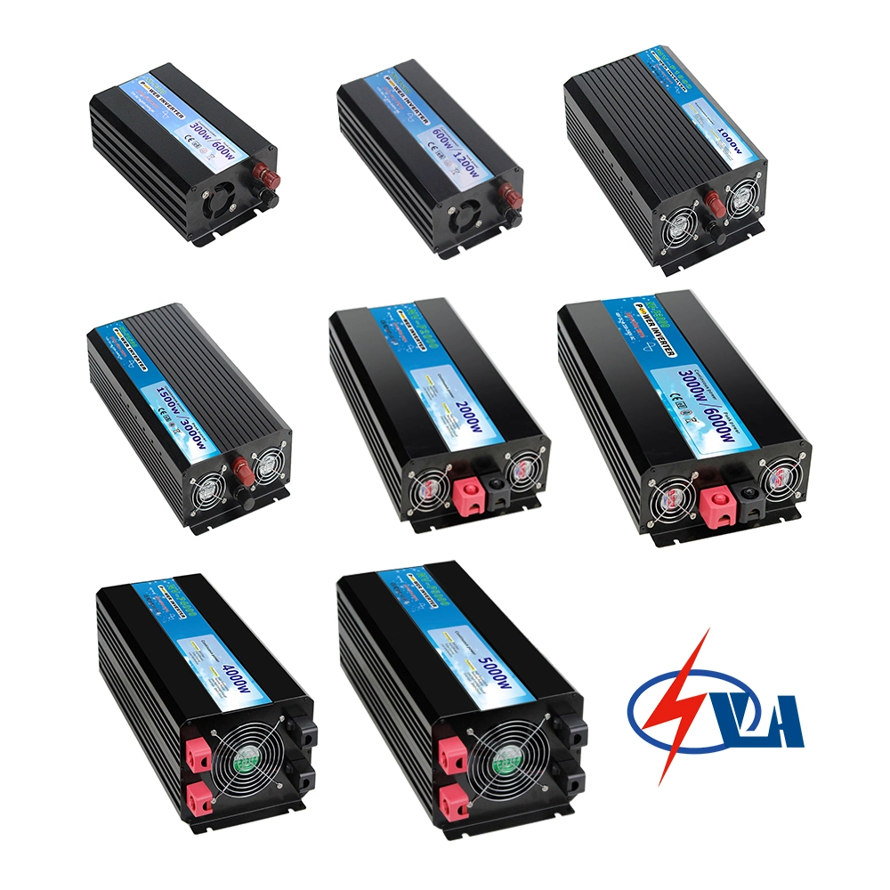 Reliable DC to AC Pure Sine Wave Solar Power Inverter Inversor USB 2.1A 5V 12V 24V 48VDC to 110V 220VAC CE RoHS FCC Nova Factory